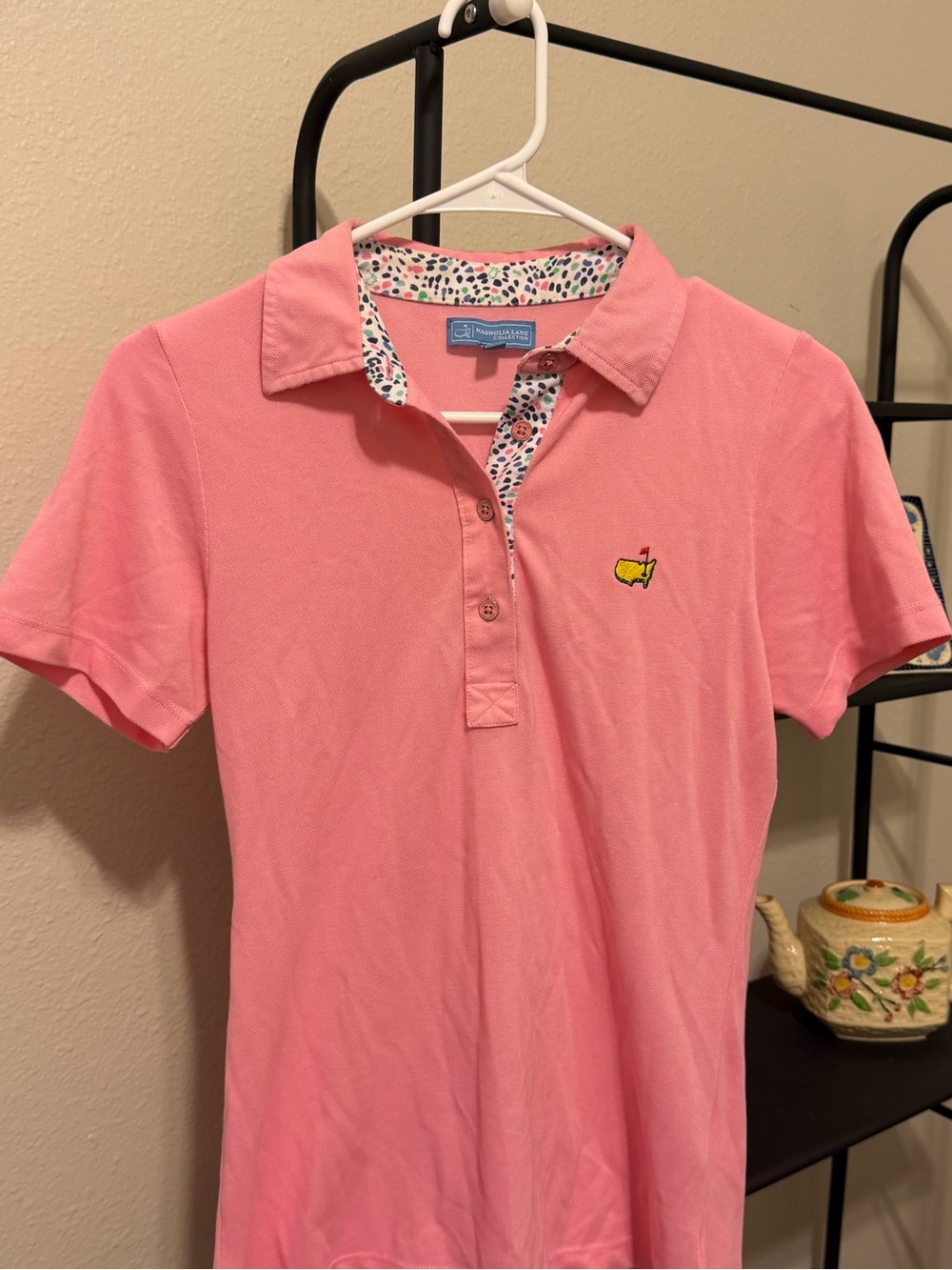 Official Masters Magnolia Lane Collection Pink Polo – Size S